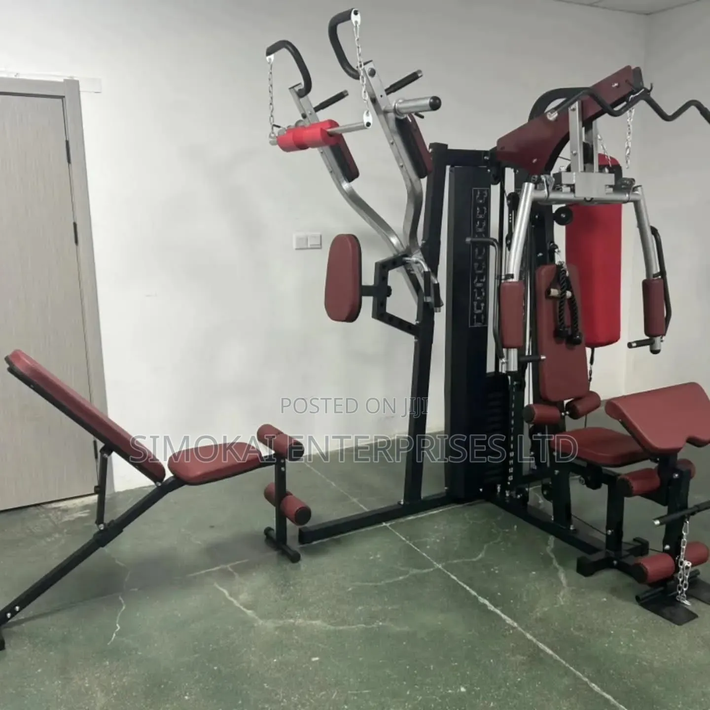 New 4 Station Home Gym