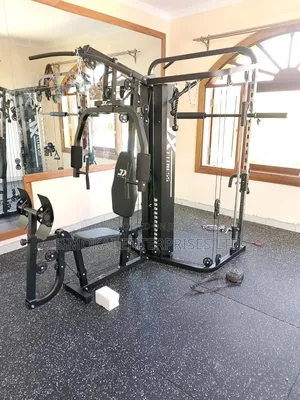 Multifunctional Smith Machine Bar Cable Crossover Multigym