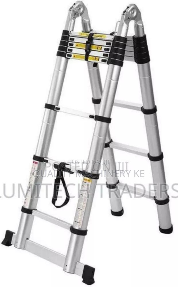 Double Sided 3.2m +3.2m Telescopic Ladder