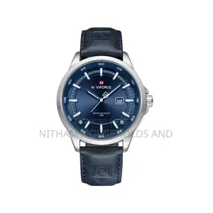 Naviforce Nf9248 Leather Watch Blue for Men