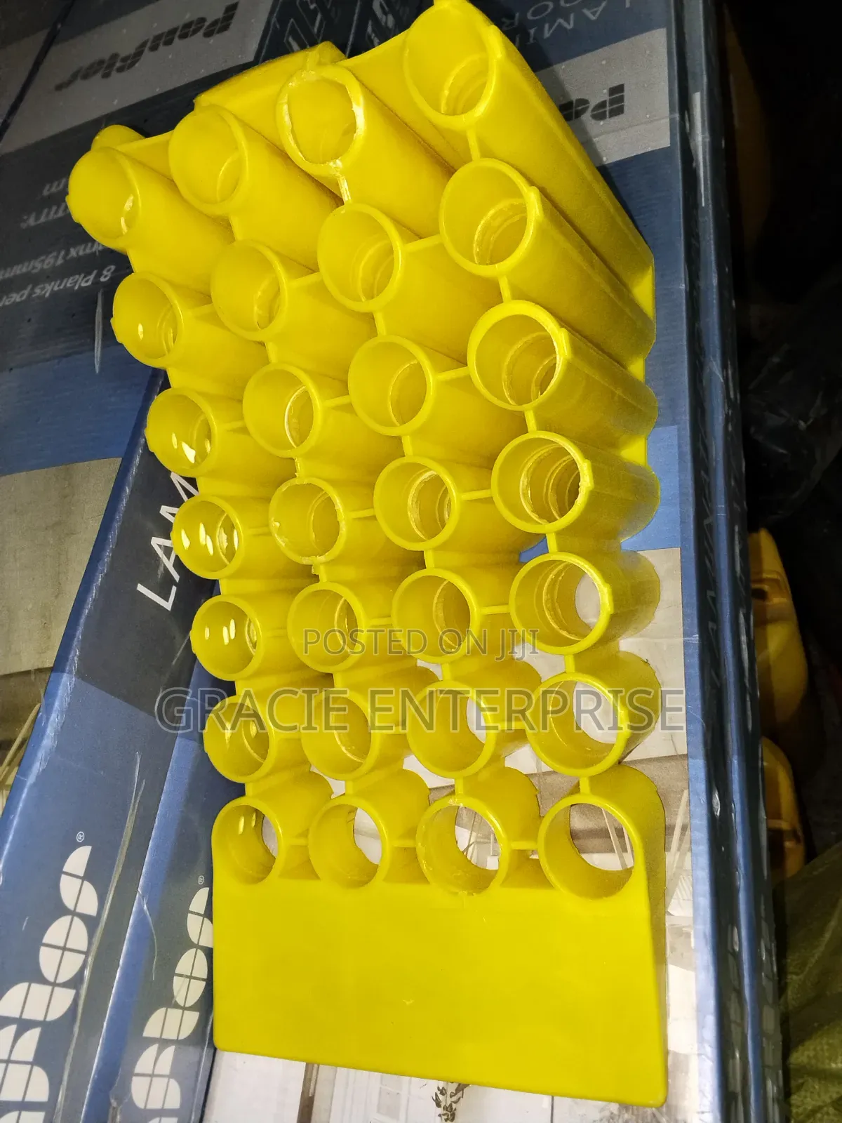 Yellow Plastic Wheel Chock