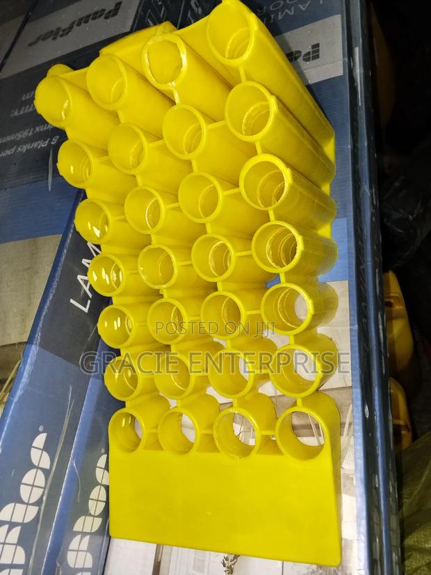 Yellow Plastic Wheel Chock - thumbnail 2