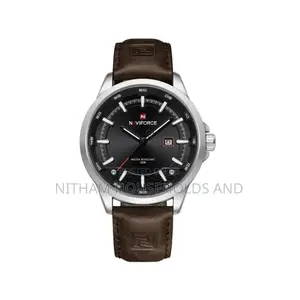 Naviforce Nf9248 Leather Watch Brown for Men
