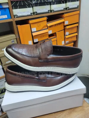 ★ Brown White Sole Shoes | Premium Smart Casual Footwear ✓
