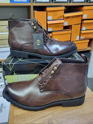 ★ Brown Leather Boots | Premium Rugged Fashion Footwear ✓