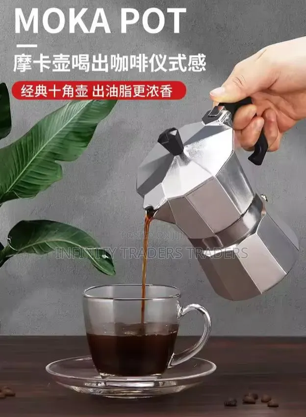 Classic Italian Aluminum Moka Pot
