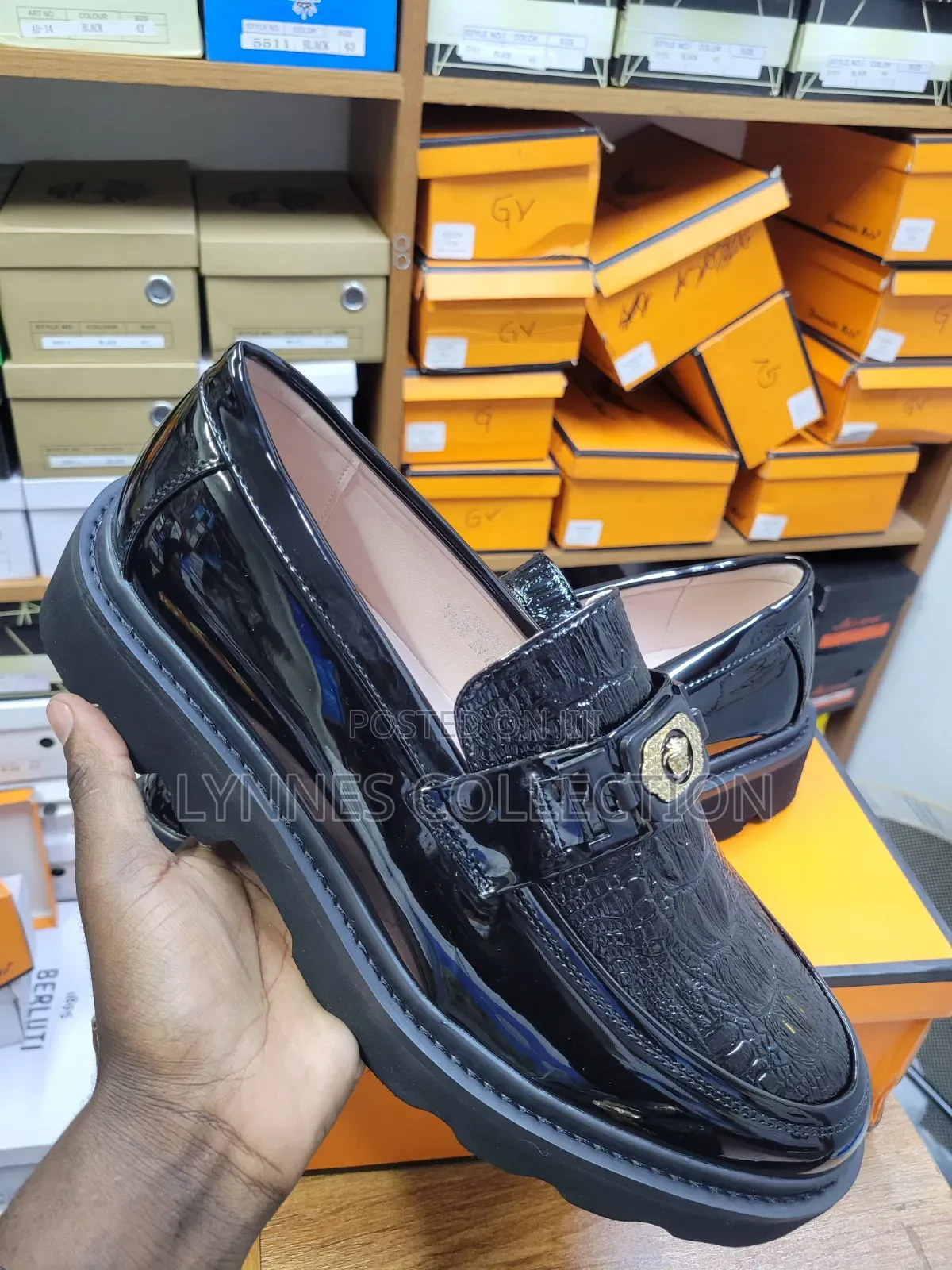 ★ High Quality Wet Look Black Shoes | Premium Glossy Forma ✓