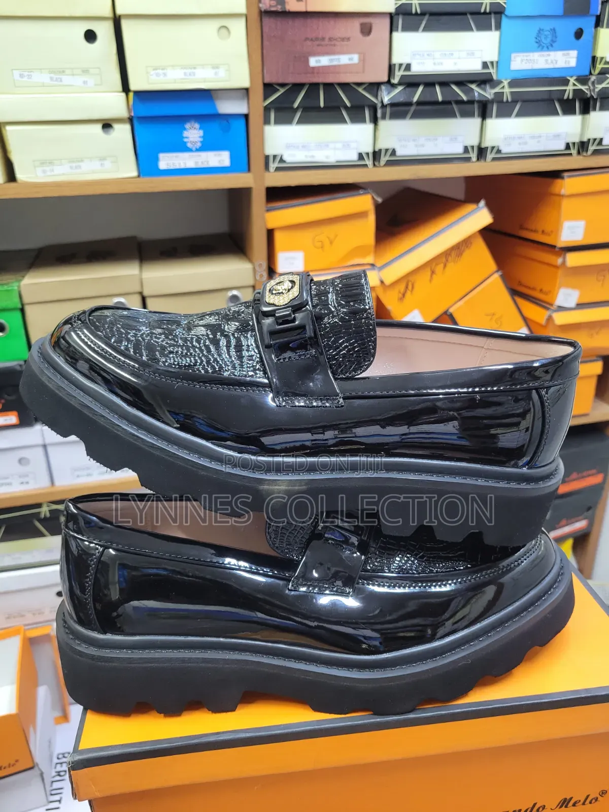 ★ High Quality Wet Look Black Shoes | Premium Glossy Forma ✓