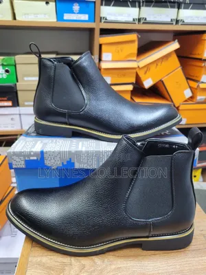 ★ All Black Leather Boots | Premium Rugged Formal Casual
