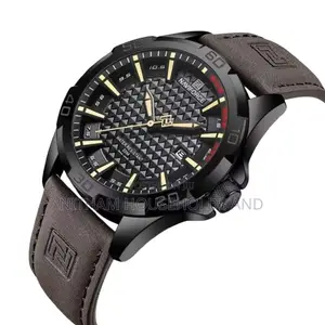 Naviforce Nf8023 Leather Sports Watch for Men