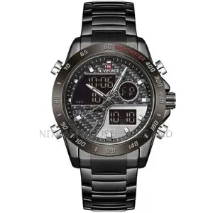 Naviforce Nf9171 Dual Time Stainless Steel Watch for Men