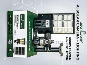 Jsot Lamp CCTV Solar Camera Lighting* *With 4g Simcard 2in1 1000wats