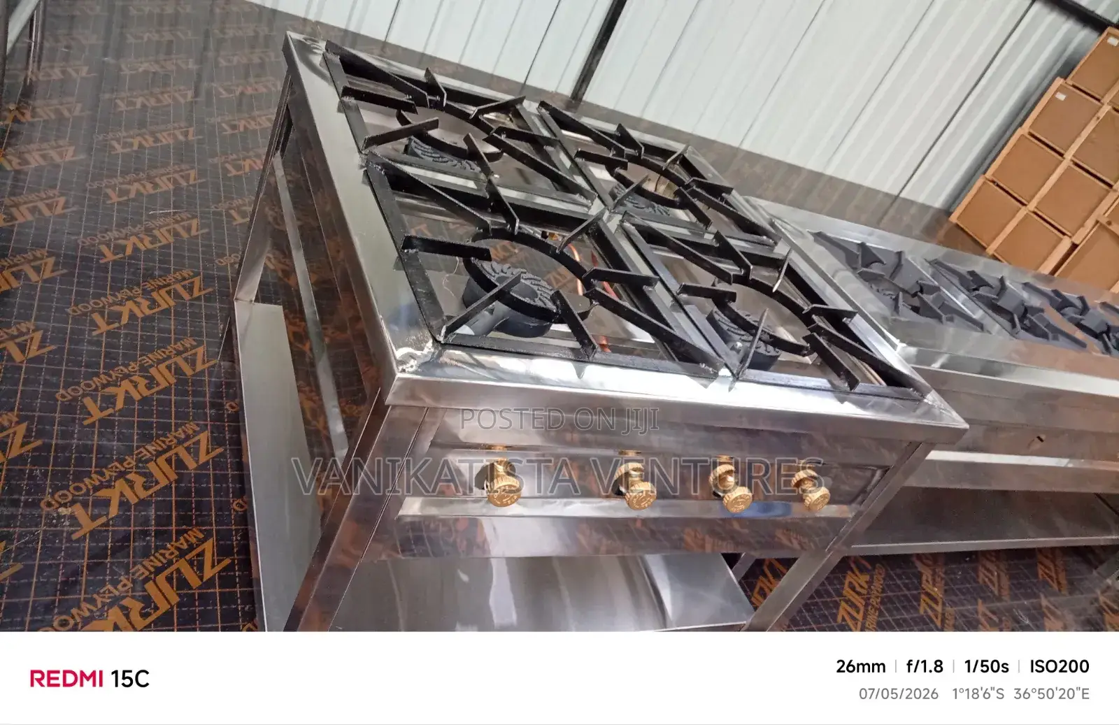 Upgrade Your Kitchen With Our Commercial 4 Burners Jiko