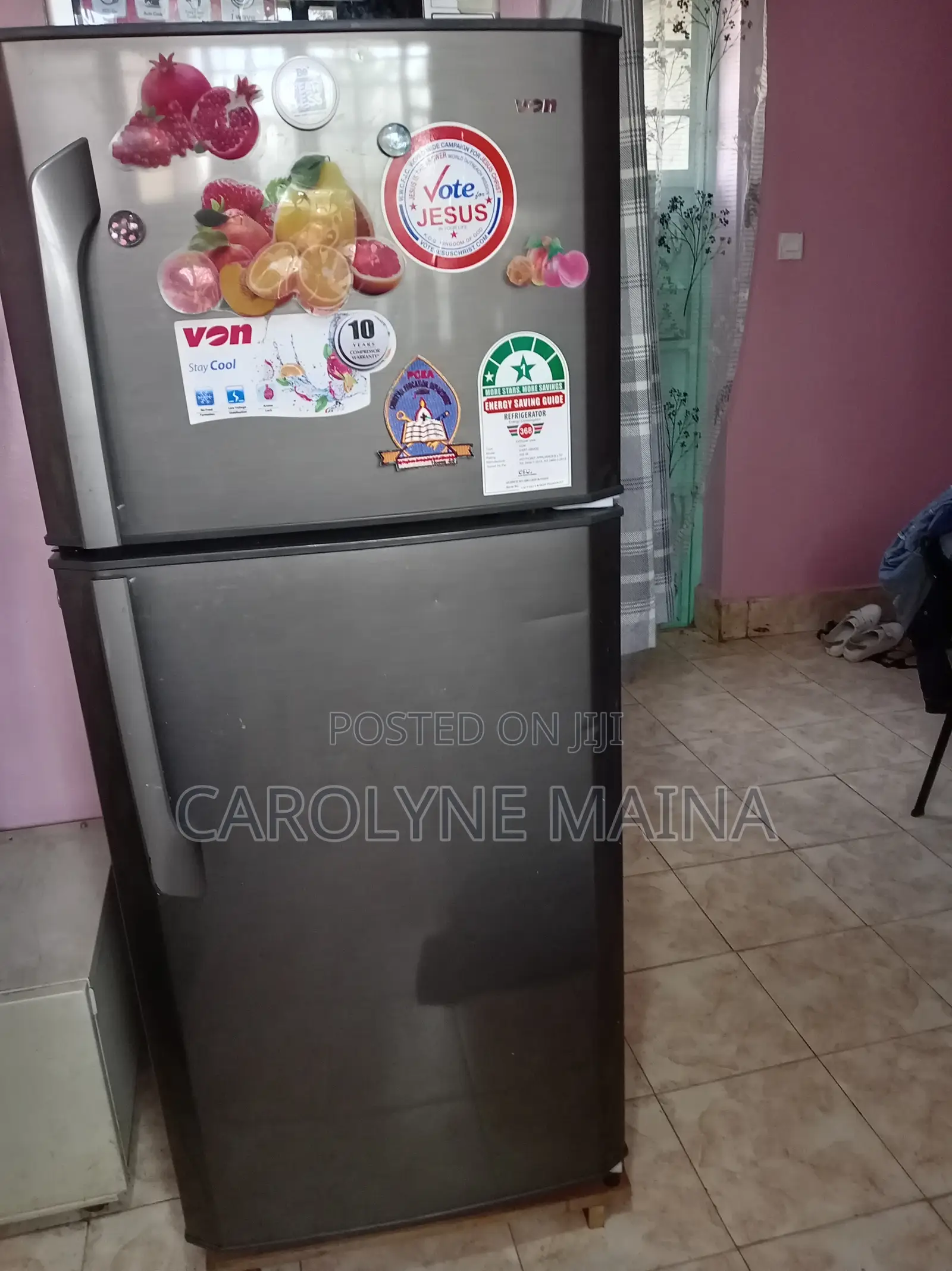 2 Door Von Refrigerator 255l