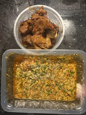 Egusi Soup and Semo