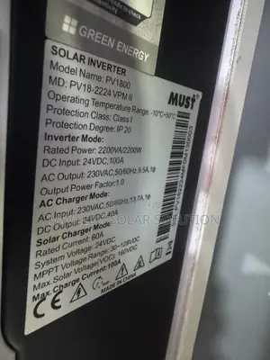 Must Inverter 2200watts 24vdc