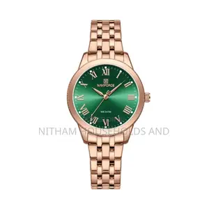 Naviforce Nf5032 Gold Steel Watch for Men