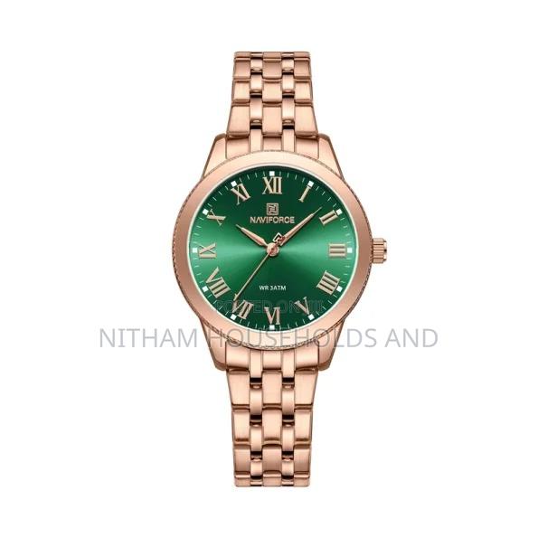 Naviforce Nf5032 Gold Steel Watch for Men