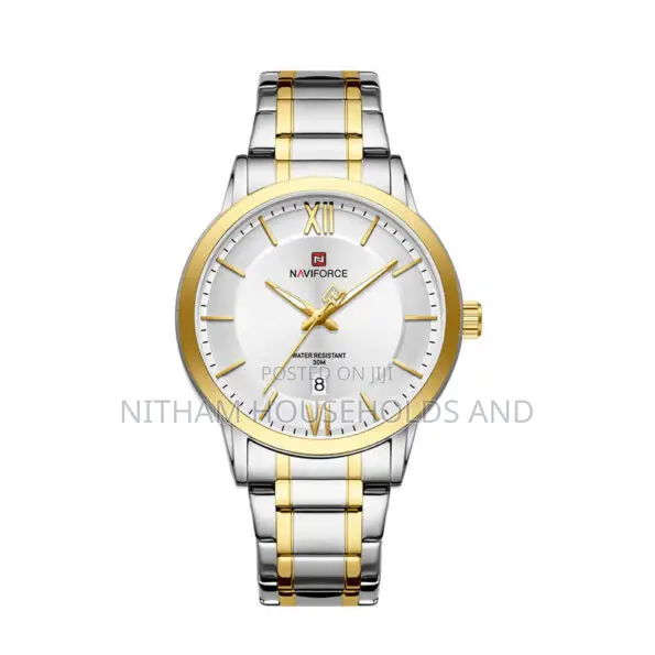 Naviforce Nf9254 Rose Gold Dial Watch for Men