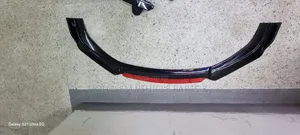 Front Bumper Lip/Protector/Slip/Moulding Black Red Universal All Cars