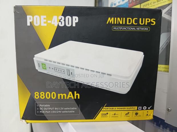 Poe 430p Mini Dc Ups For Router 9v 12v 15v 8800mah