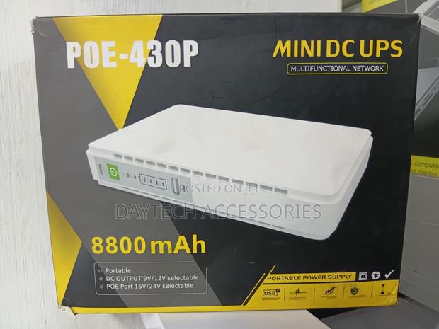 Poe-430p Mini Dc Ups Uninterruptible Power Supply for Wi-Fi Router