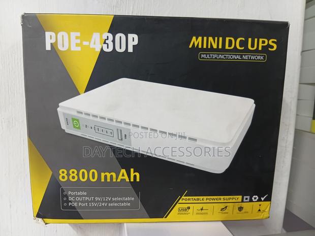 Poe-430p Mini Dc Ups Uninterruptible Power Supply for Wi-Fi Router - thumbnail 2
