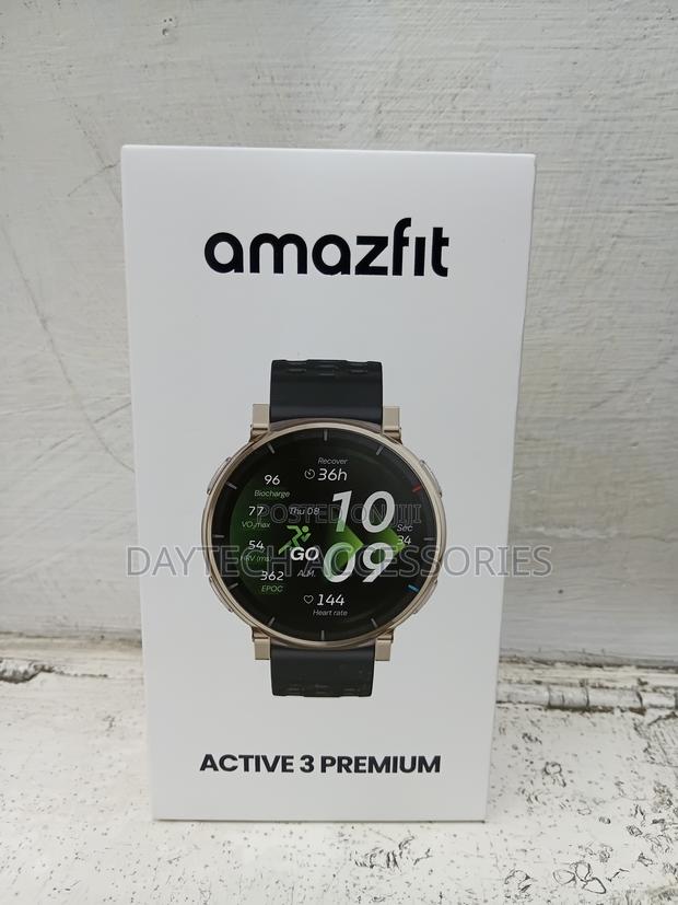 This Is an Amazfit Active 3 Premium Smartwatch - Black