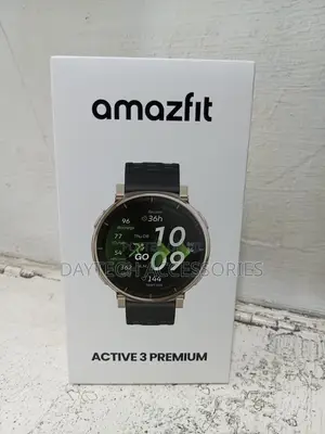 This Is an Amazfit Active 3 Premium Smartwatch - Black