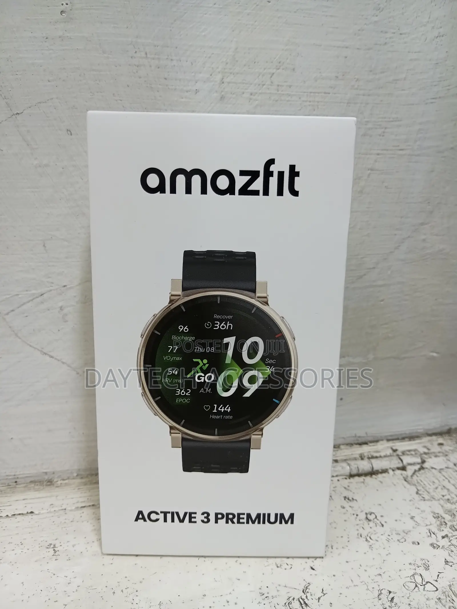 This Is an Amazfit Active 3 Premium Smartwatch - Black