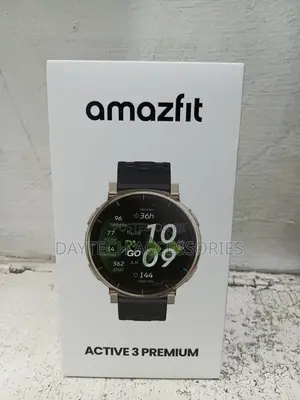Amazfit Active 3 Premium GPS Running Smart Watch,1.32" Amoled.