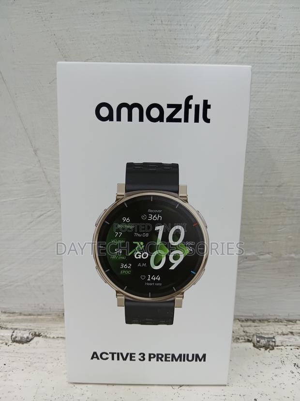 Amazfit Active 3 Premium Fitness Smartwatch.