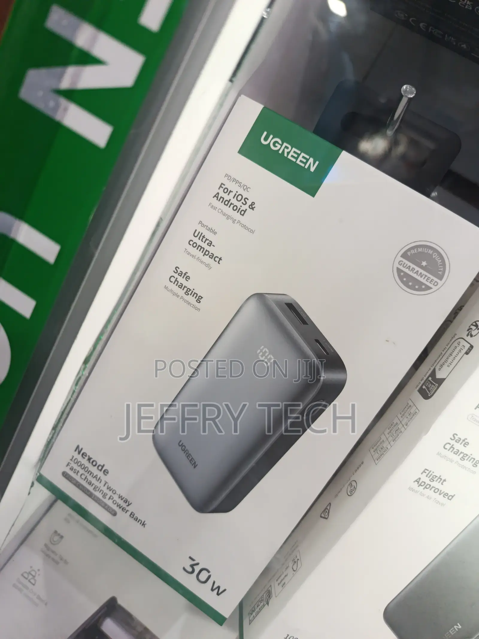 Ugreen Power Bank 10000mah, 30w iPhone Portable Charger, Usb C Fast Ch