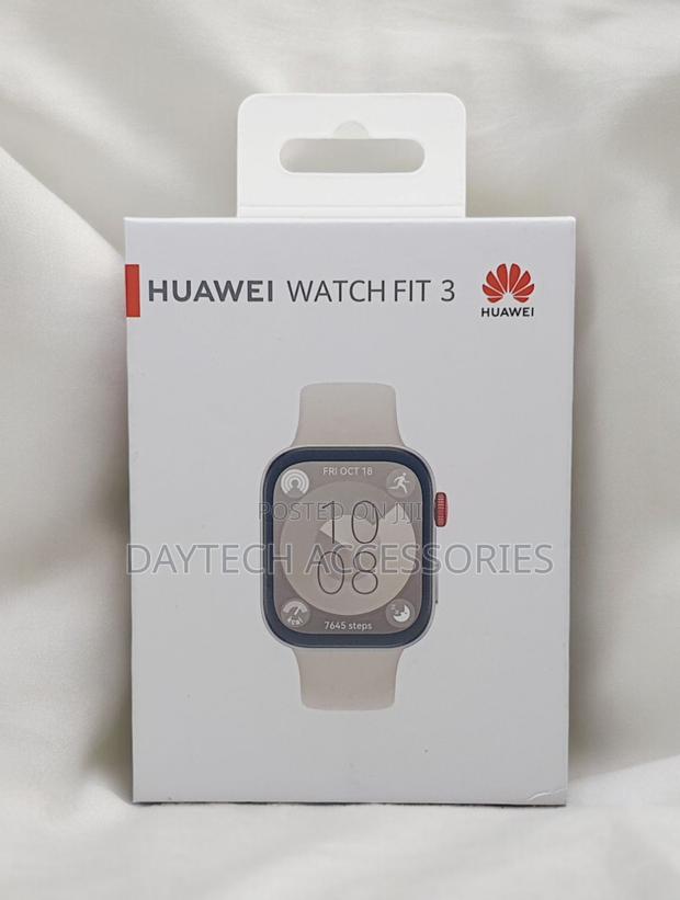 This Huawei Watch Fit 3 Features a 1.82-Inch Amoled Square Display