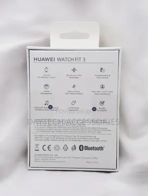 This Huawei Watch Fit 3 Features a 1.82-Inch Amoled Square Display