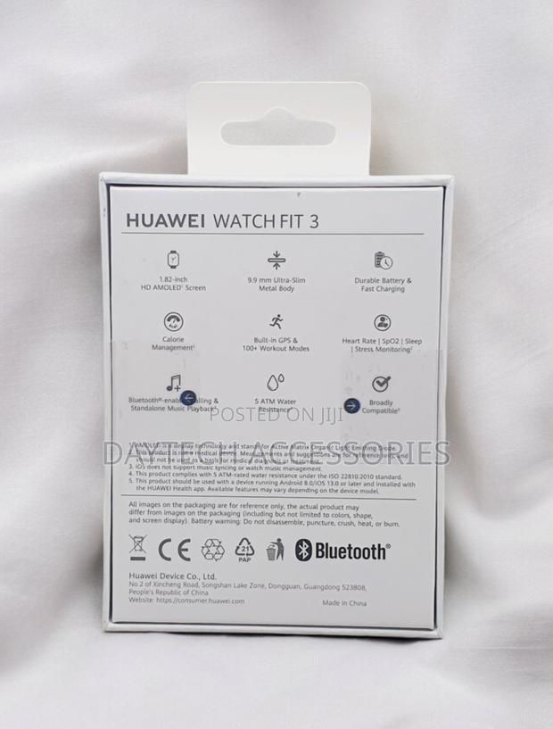 This Huawei Watch Fit 3 Features a 1.82-Inch Amoled Square Display - thumbnail 2