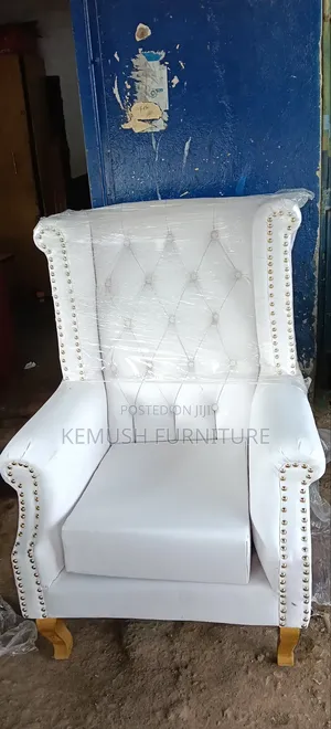 King Chair in White Colour