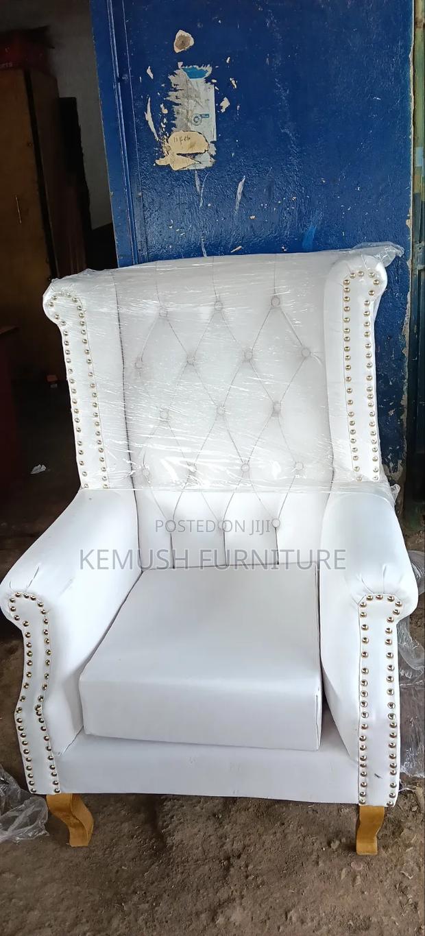 King Chair in White Colour - thumbnail 2