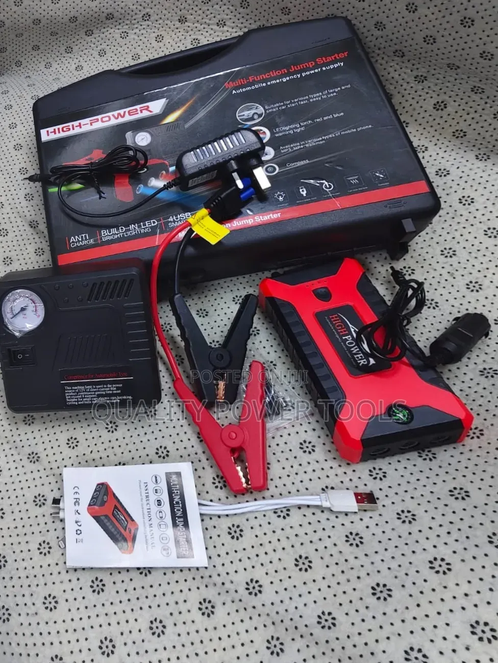 High Power Car Jump Starter Kit