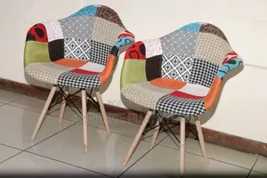 Patchwork Eames Chair With Fabric
