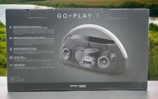 This Is a Harman Kardon Go + Play 3 Portable Bluetooth Speaker - Black - thumbnail 2