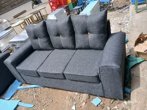 Pillowed Three Seater Sofa for Sale