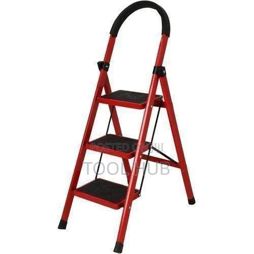 3 Step Household Steel Ladder / Folding Step Stool