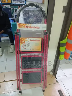 3 Step Household Steel Ladder / Folding Step Stool
