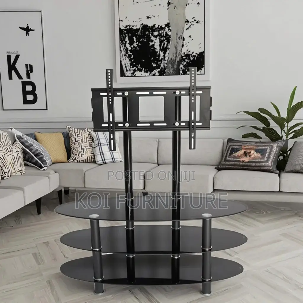Living Room Metallic Tv Stand
