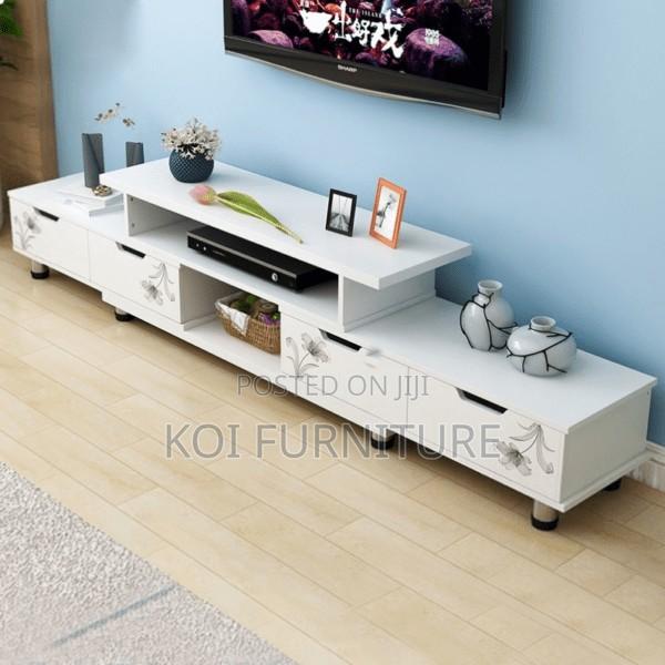 Tv Stand With Storage Unit - thumbnail 2