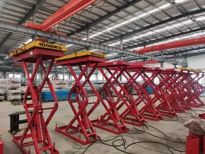 4 Toone Commercial Car Scissor Lift Machine Highrise.