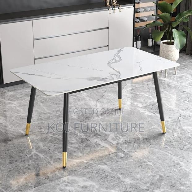 Dining Set; Four Seaters Marble Dining Set - thumbnail 6