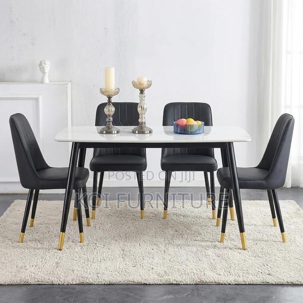 Dining Set; Four Seaters Marble Dining Set - thumbnail 8