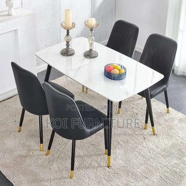 Dining Set; Four Seaters Marble Dining Set - thumbnail 9